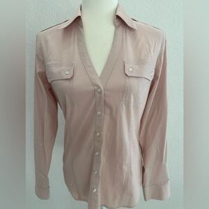 Express Light Pink Button-Down Shirt